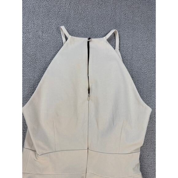 Banana Republic Dress Sleeveless Jumper Knee Length Career Classic Beige Size 6 - Picture 3 of 9